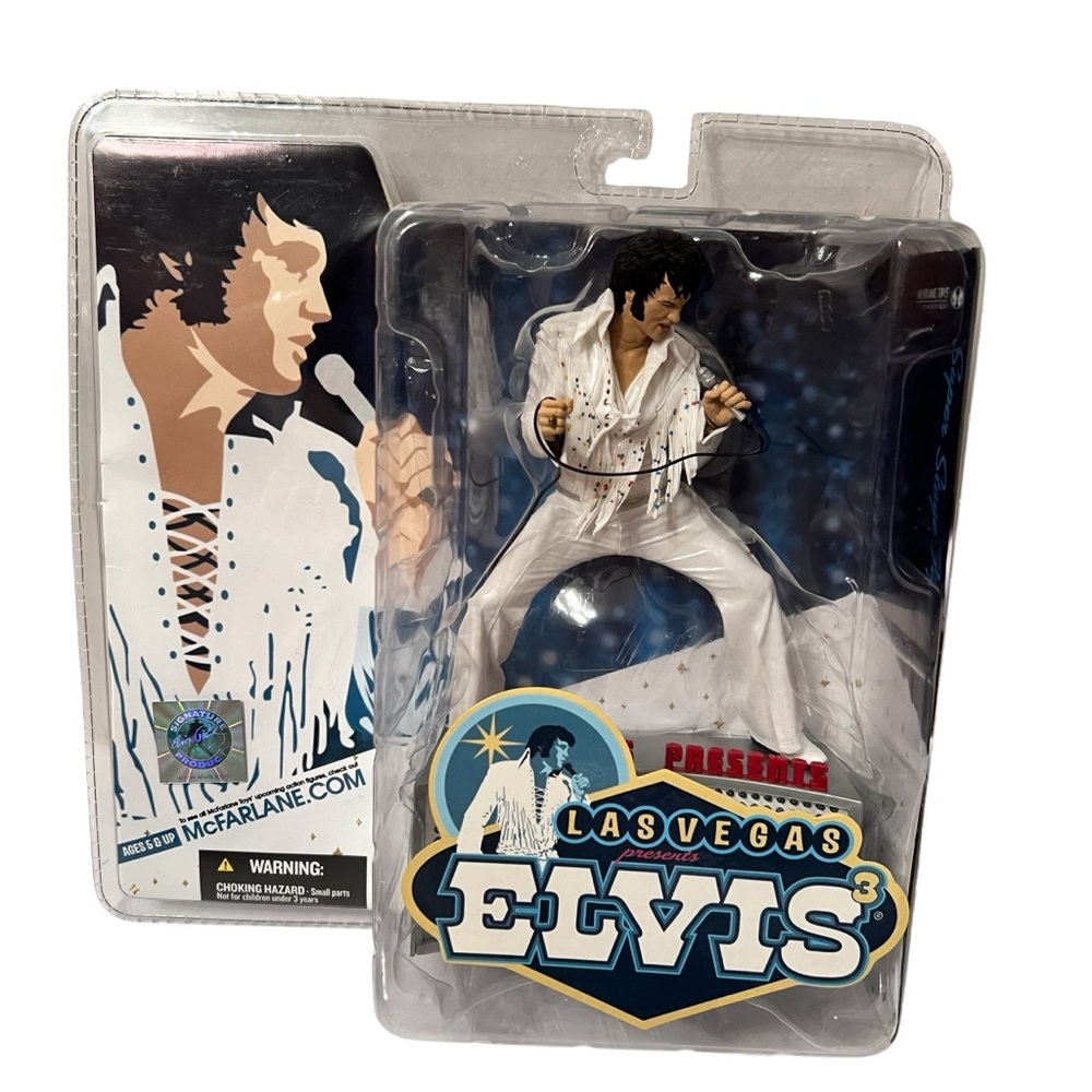 McFarlane 2004 Elvis Presley 3 Las Vegas Figure Factory Sealed New in Package